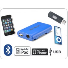 Dension Gateway Lite BT MKII iPod és USB interface Bluetooth kihangosítóval és A2DP zene lejátszással AUDI autókhoz (QuadLock) 